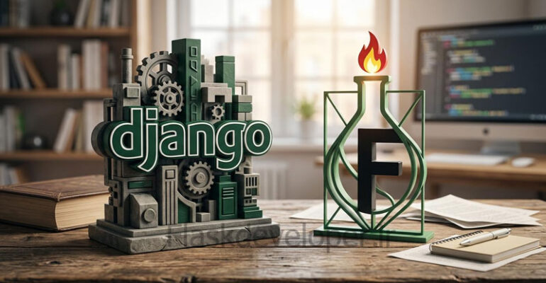مقایسه flask با django