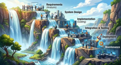 توسعه نرم افزار آبشاری