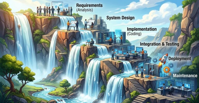 توسعه نرم افزار آبشاری