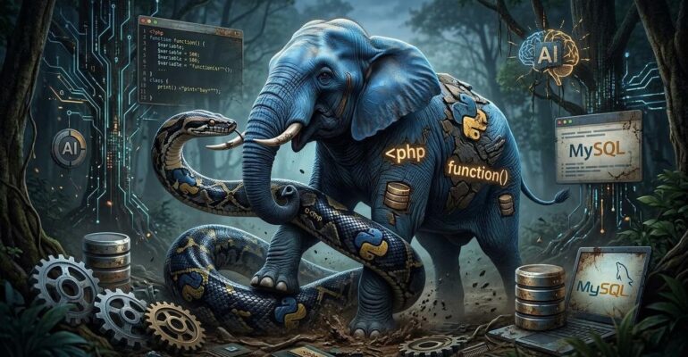 مقایسه python با php